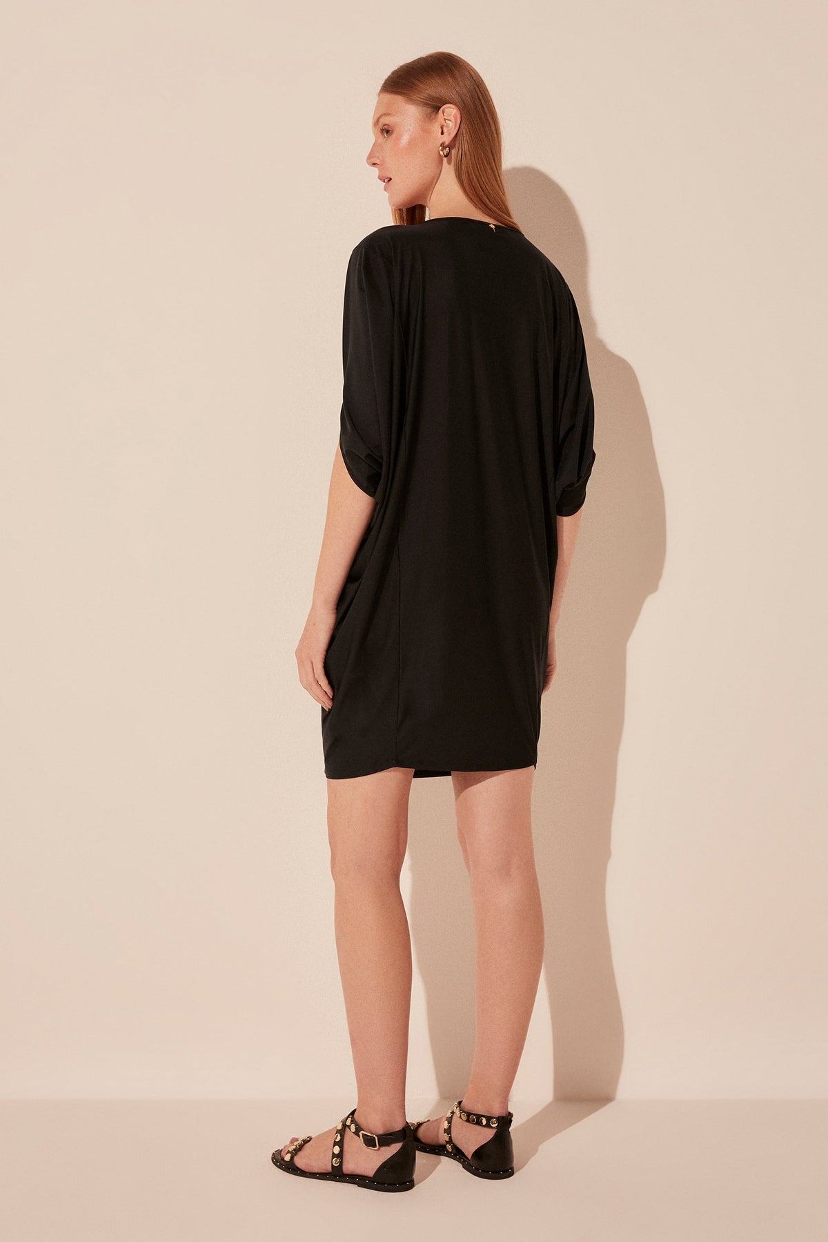Agua De Coco Bamboo V Neckline Short Tunic E3253A1893