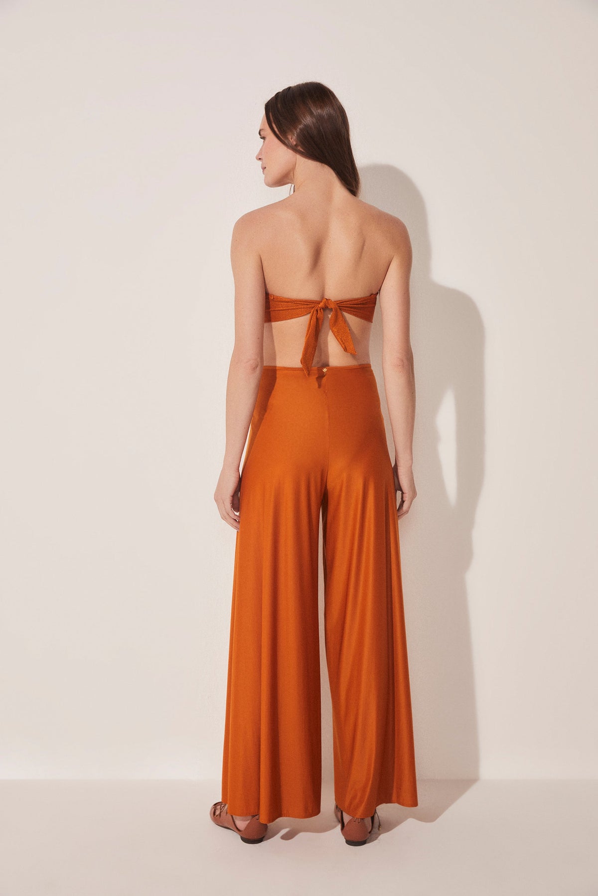 Agua De Coco Saffron Pareo Palazzo Pants E4164A1666