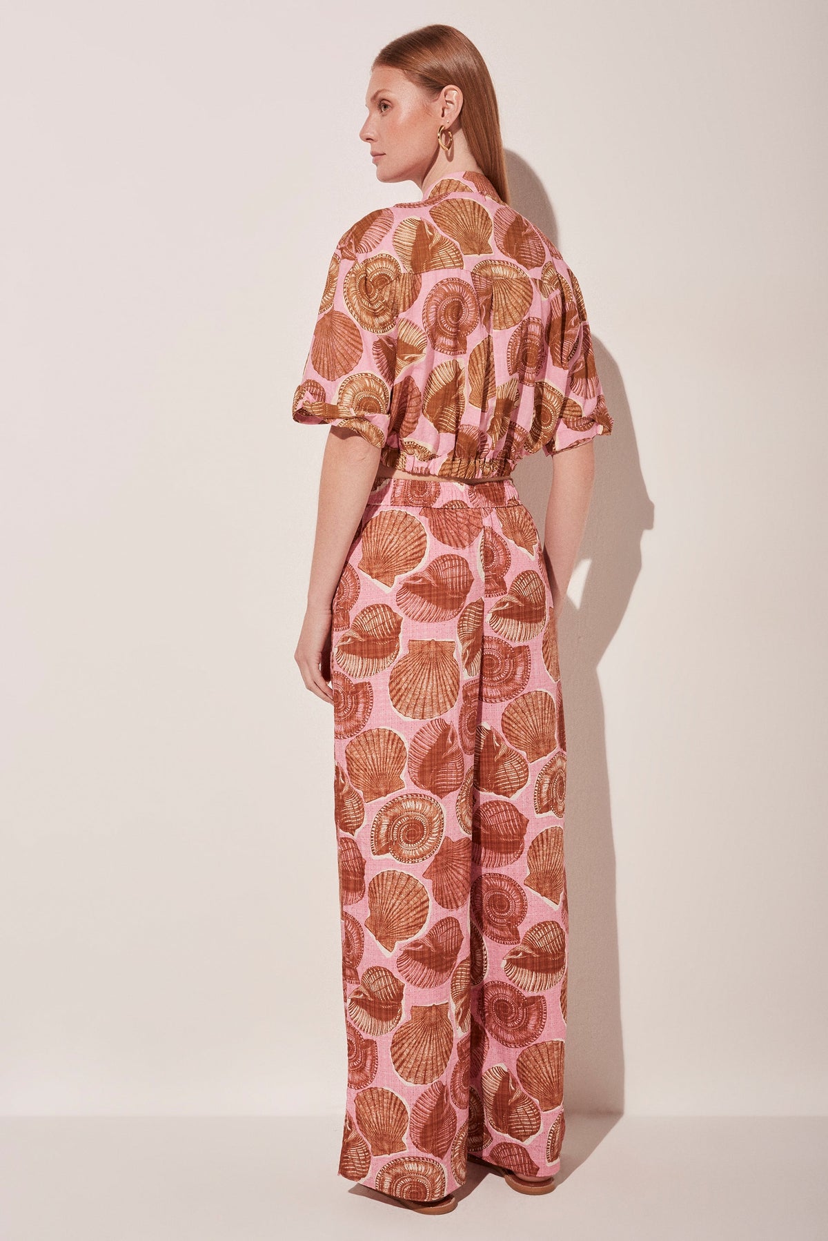 Agua De Coco Shells Palazzo Pants E4292A1768