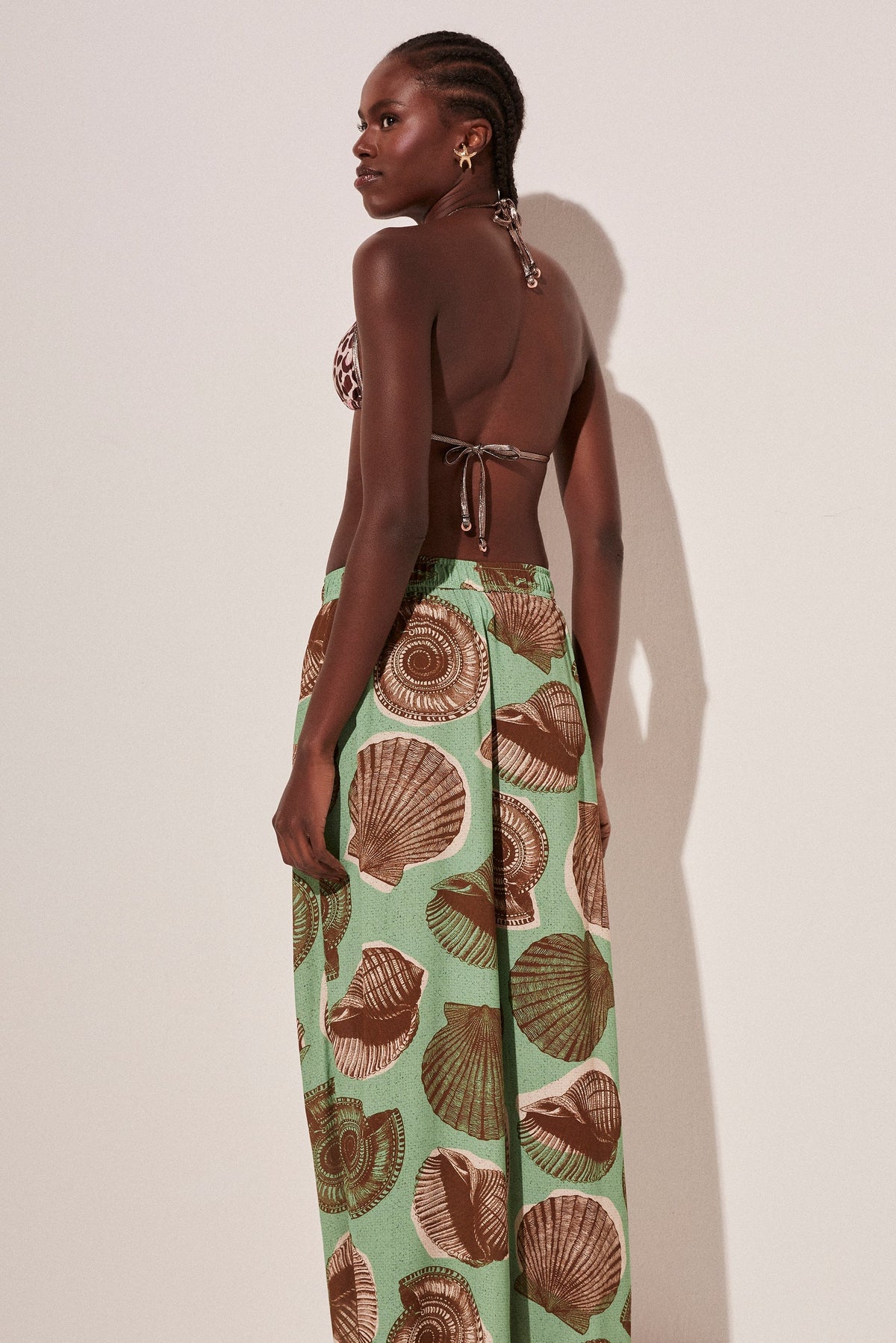 Agua De Coco Shells Palazzo Pants E4518A1768