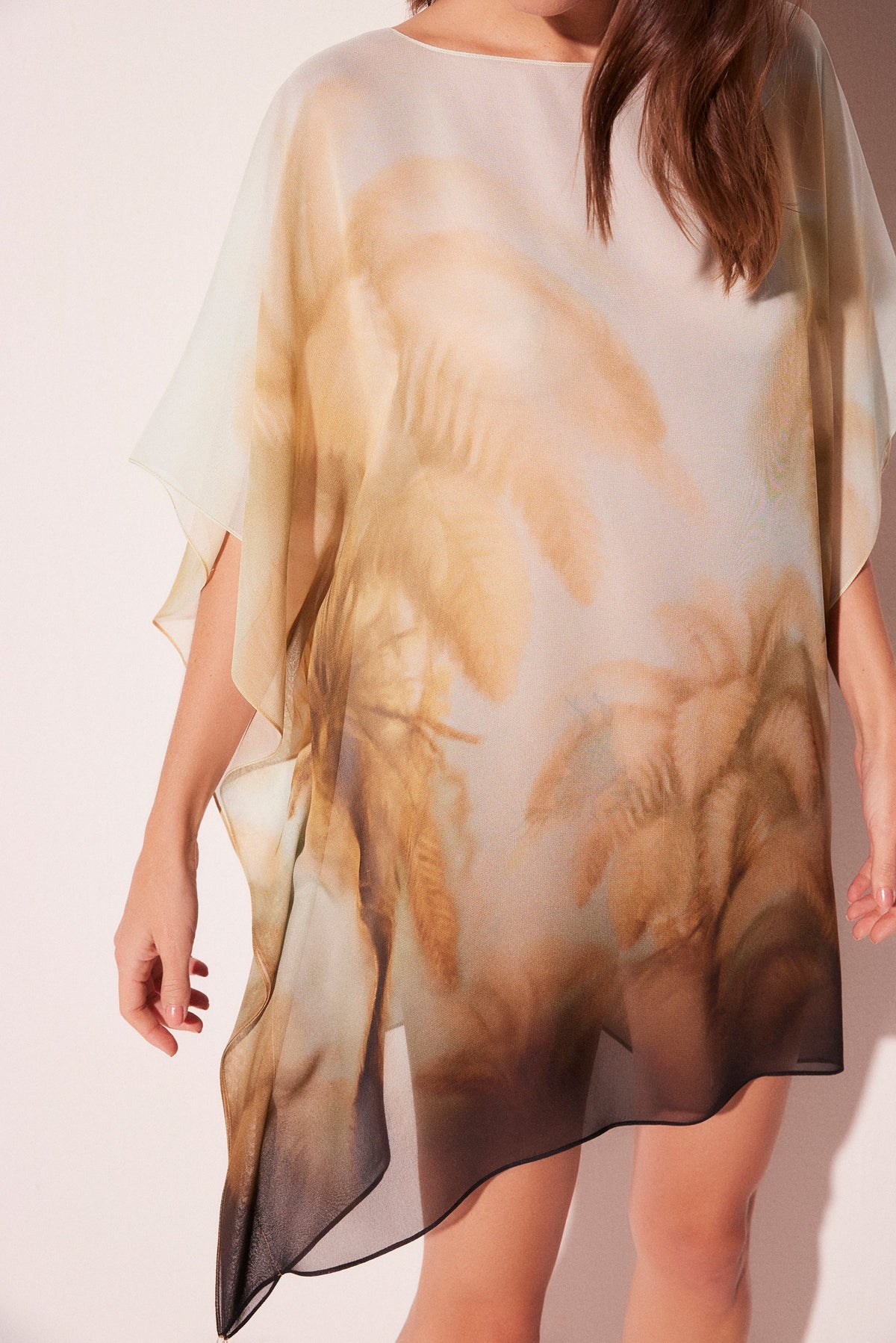 Agua De Coco Mirage Oversized Short Tunic E4601A2272