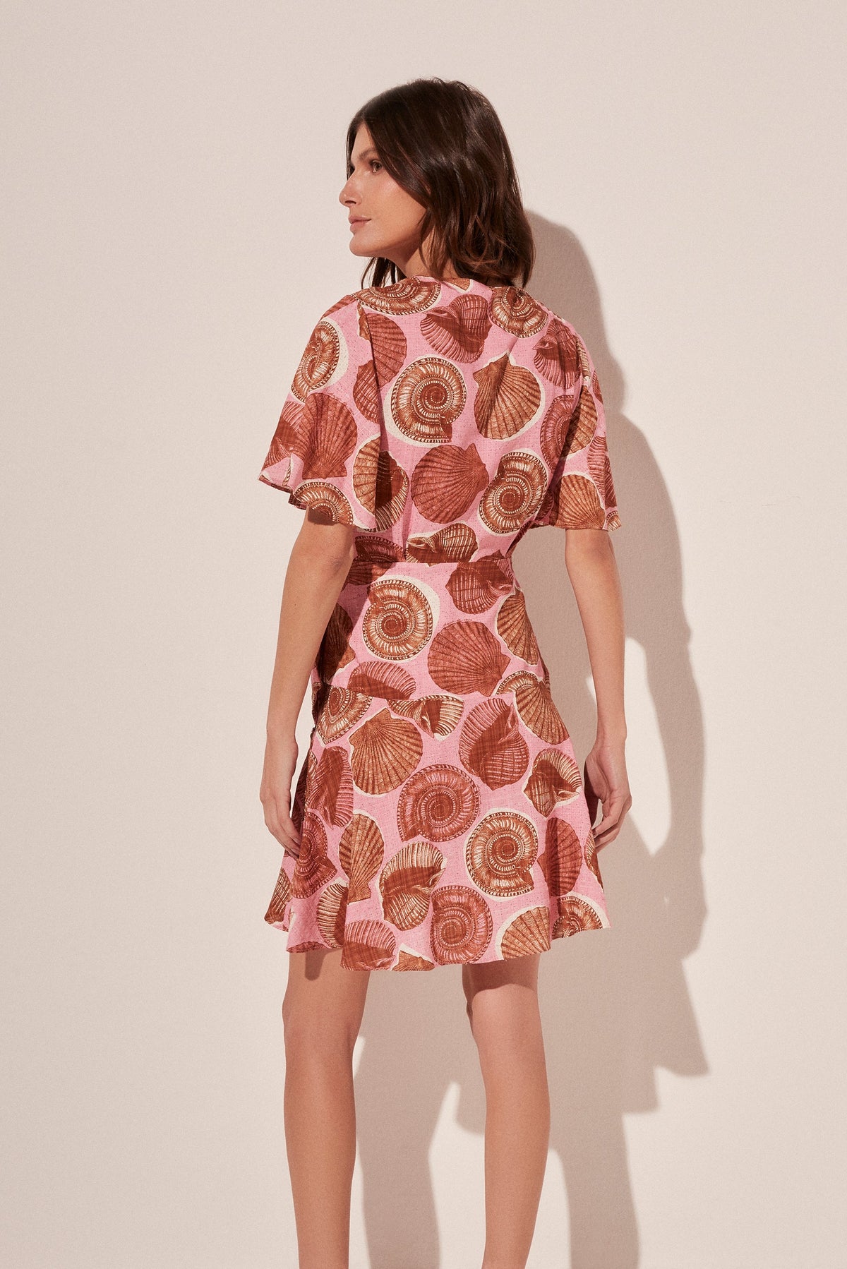 Agua De Coco Shells Short Envelope Dress E4650A1768