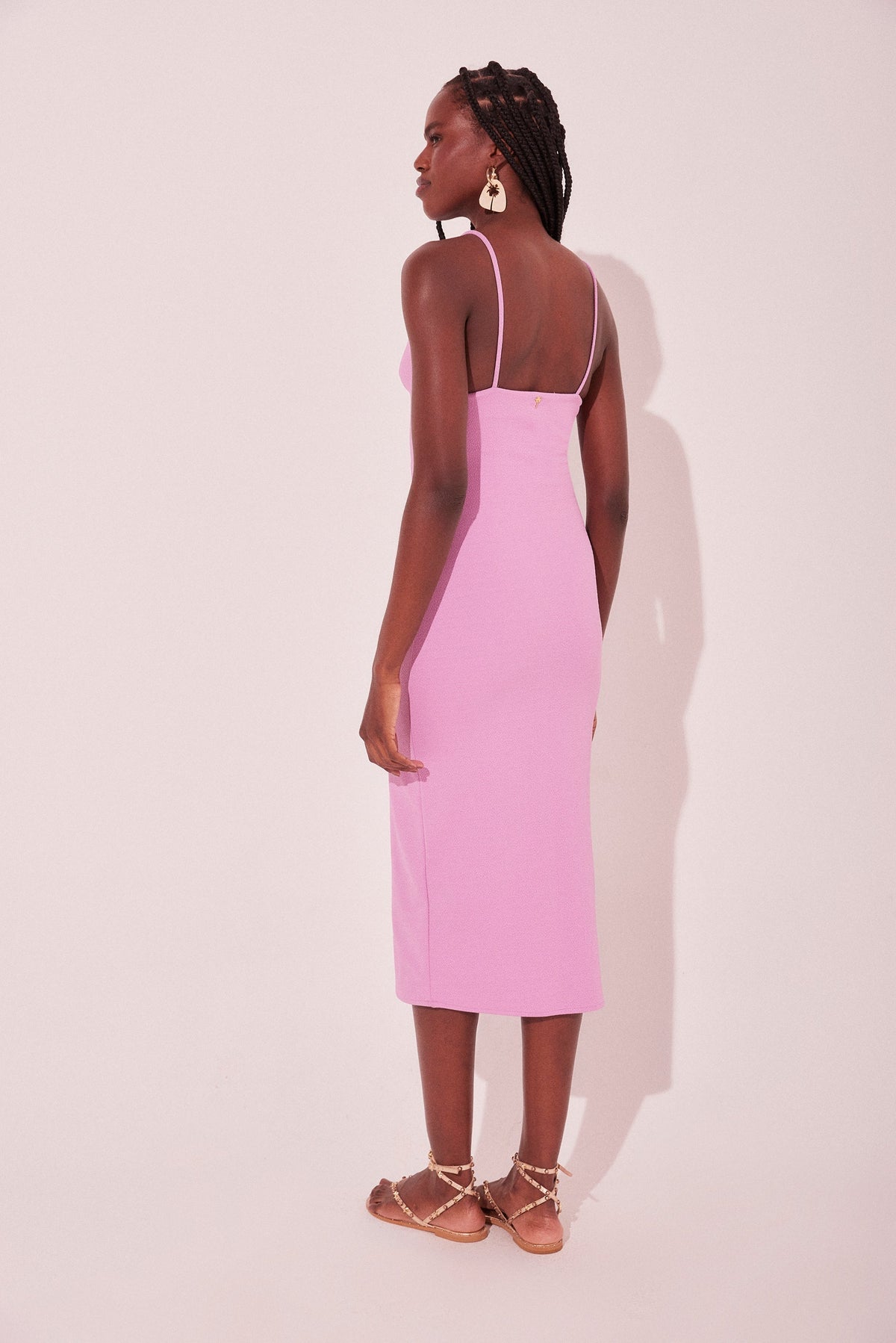 Agua De Coco Iris Detailed Midi Dress E4751A2150