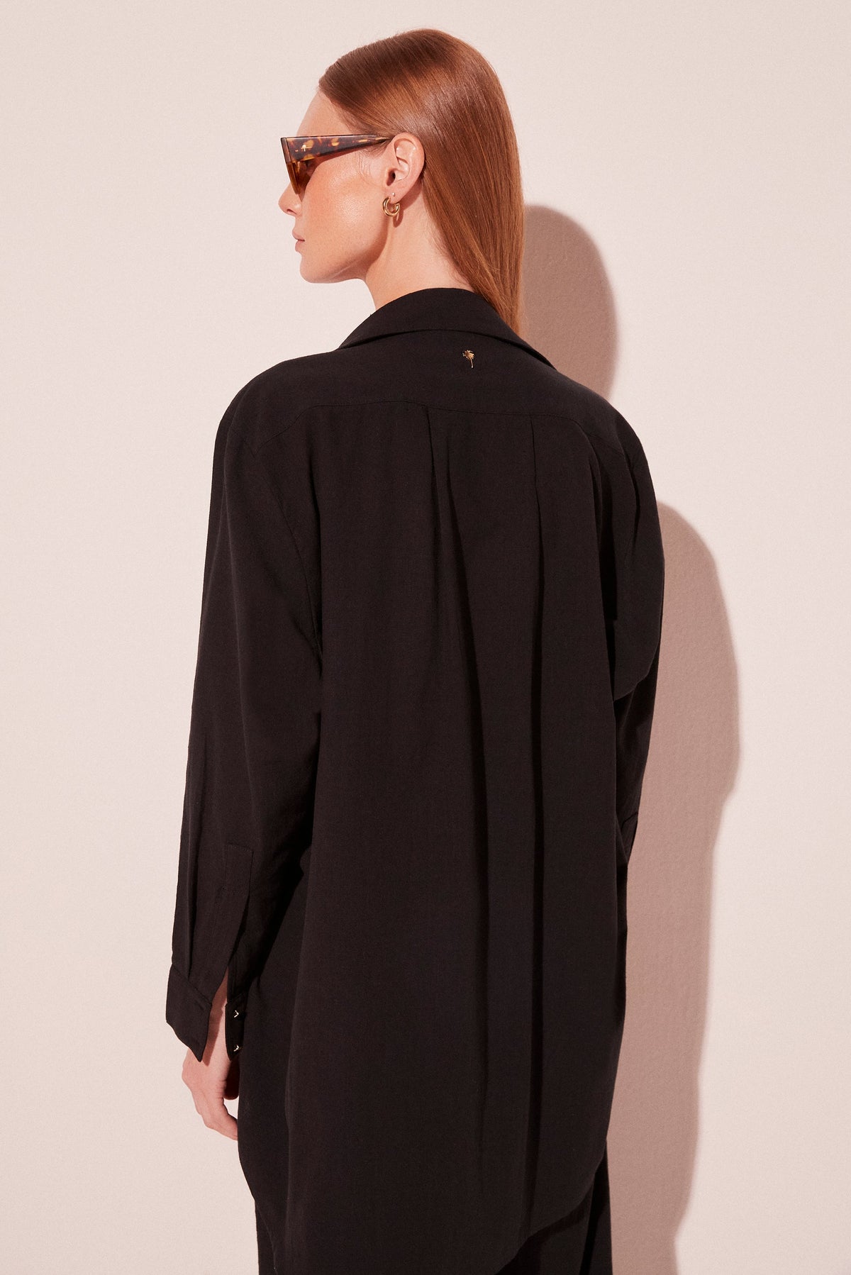 Agua De Coco Black Pacific Long Sleeve With Pocket Shirt E4925A2235