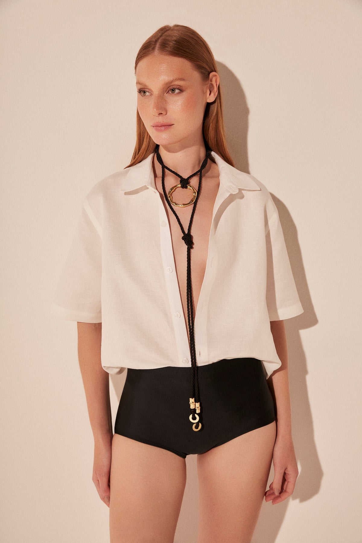 Agua De Coco Bamboo Detailed Slim Belt K1060A1893