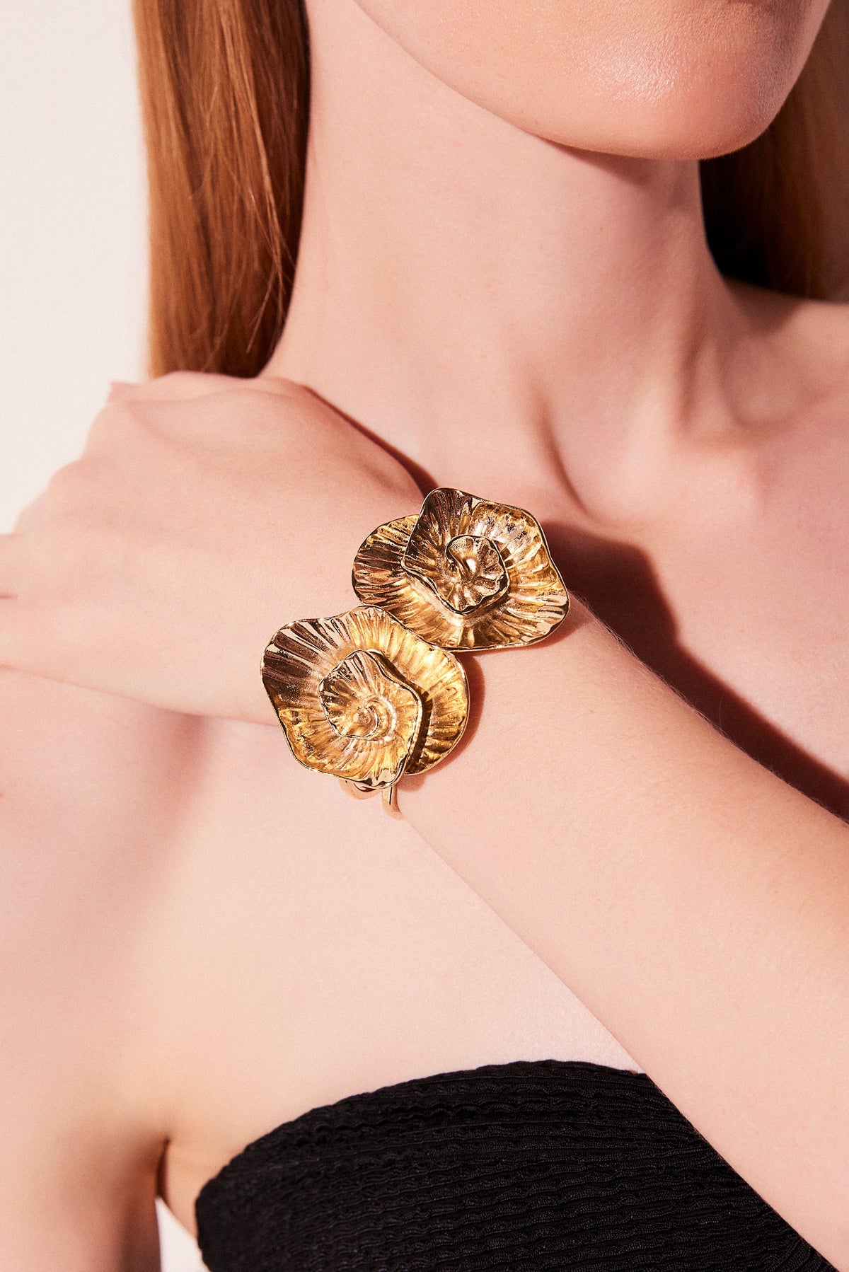 Agua De Coco Sun Accessories Metal Flower Bracelet K1094A2344