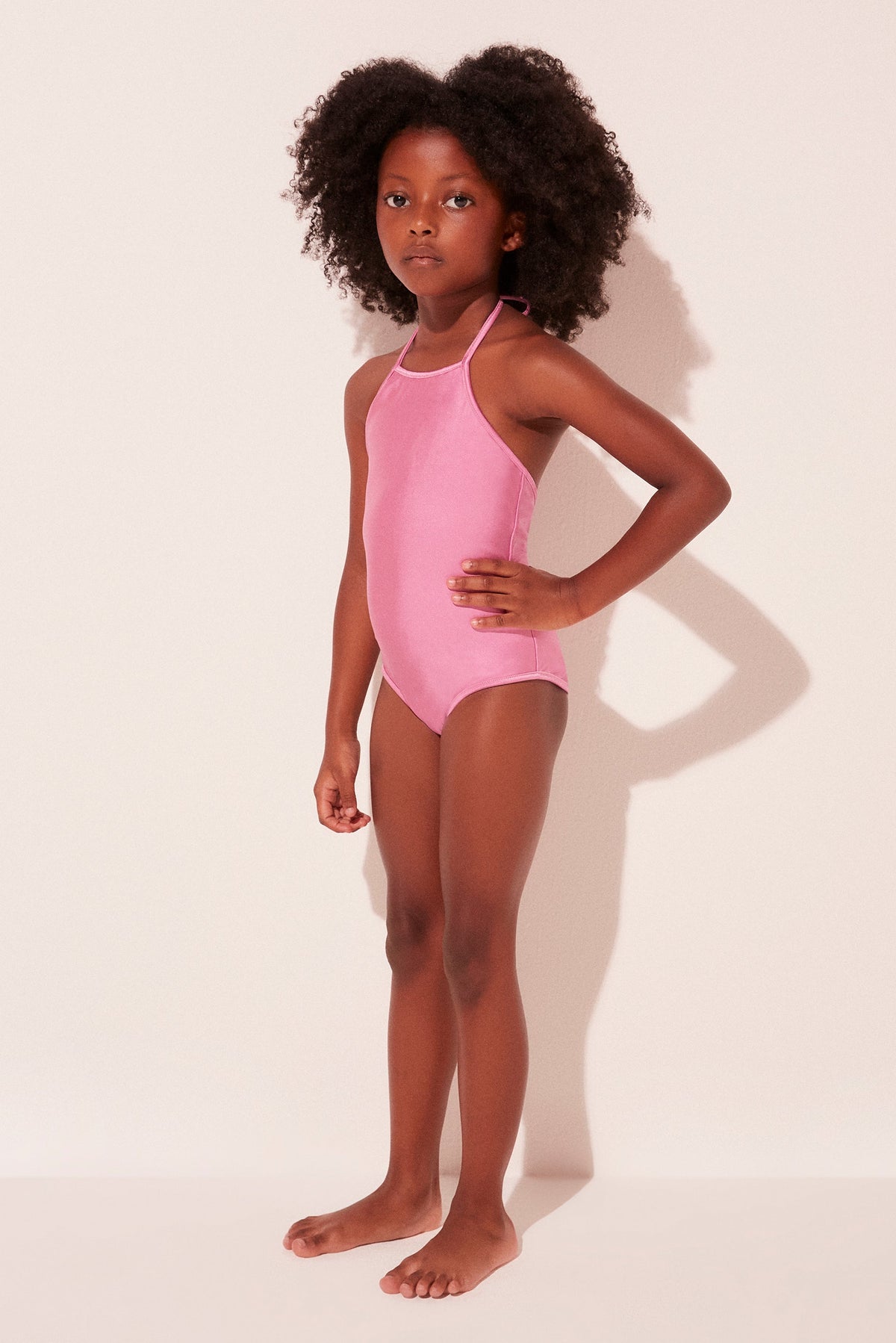 Agua De Coco Abstract Butterflies Reversible Strappy Kids One Piece M524I2076
