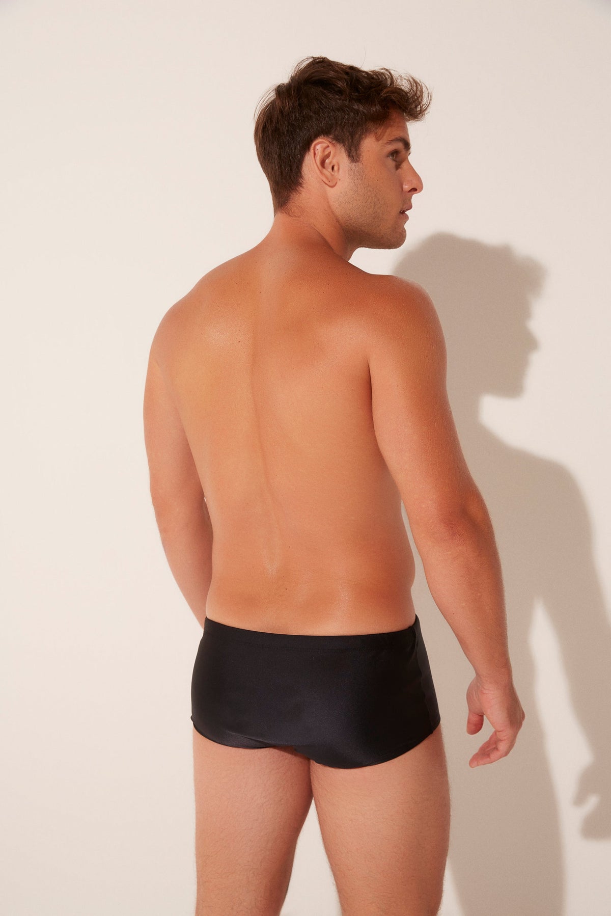 Agua De Coco Solid Detailed Wide Side Swim Briefs S222Sm44