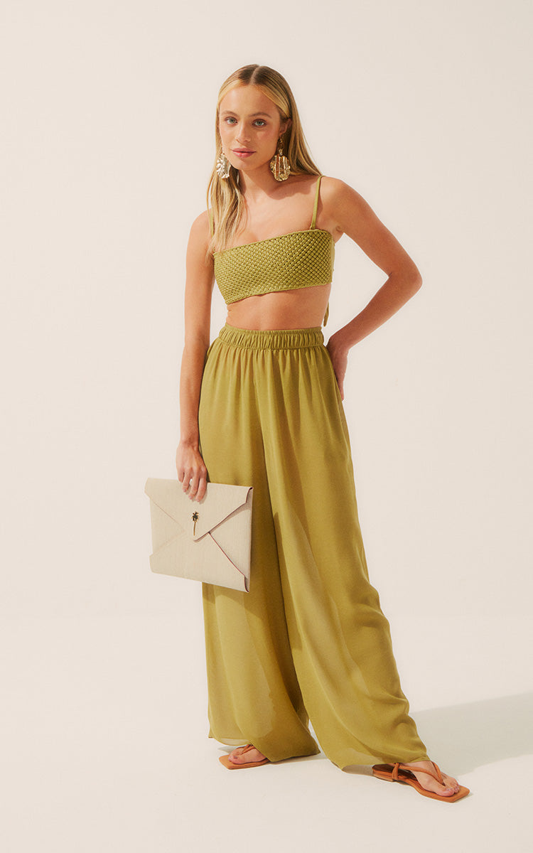 Agua De Coco Canvas Envelope Wristlet T424A1427