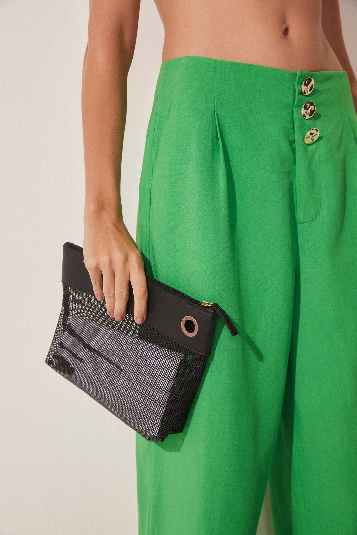 Agua De Coco El Mar Necessaire With Mesh Detail T470A1654
