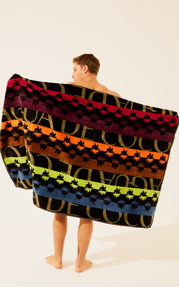 Agua De Coco Solid Classics Logomania Towel W237A00