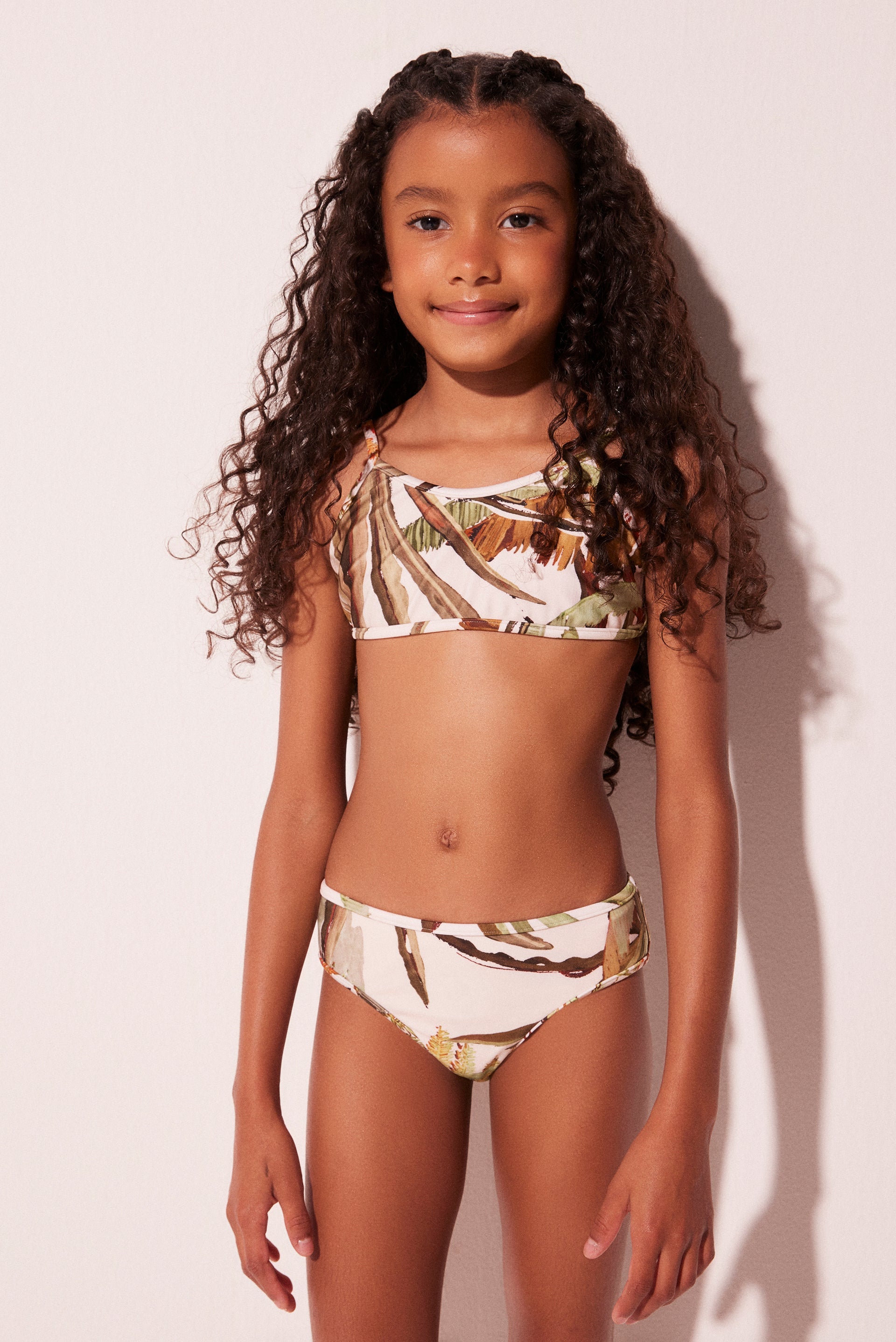 Agua De Coco Shadow Kids Bikini T-Shirt B273I2274