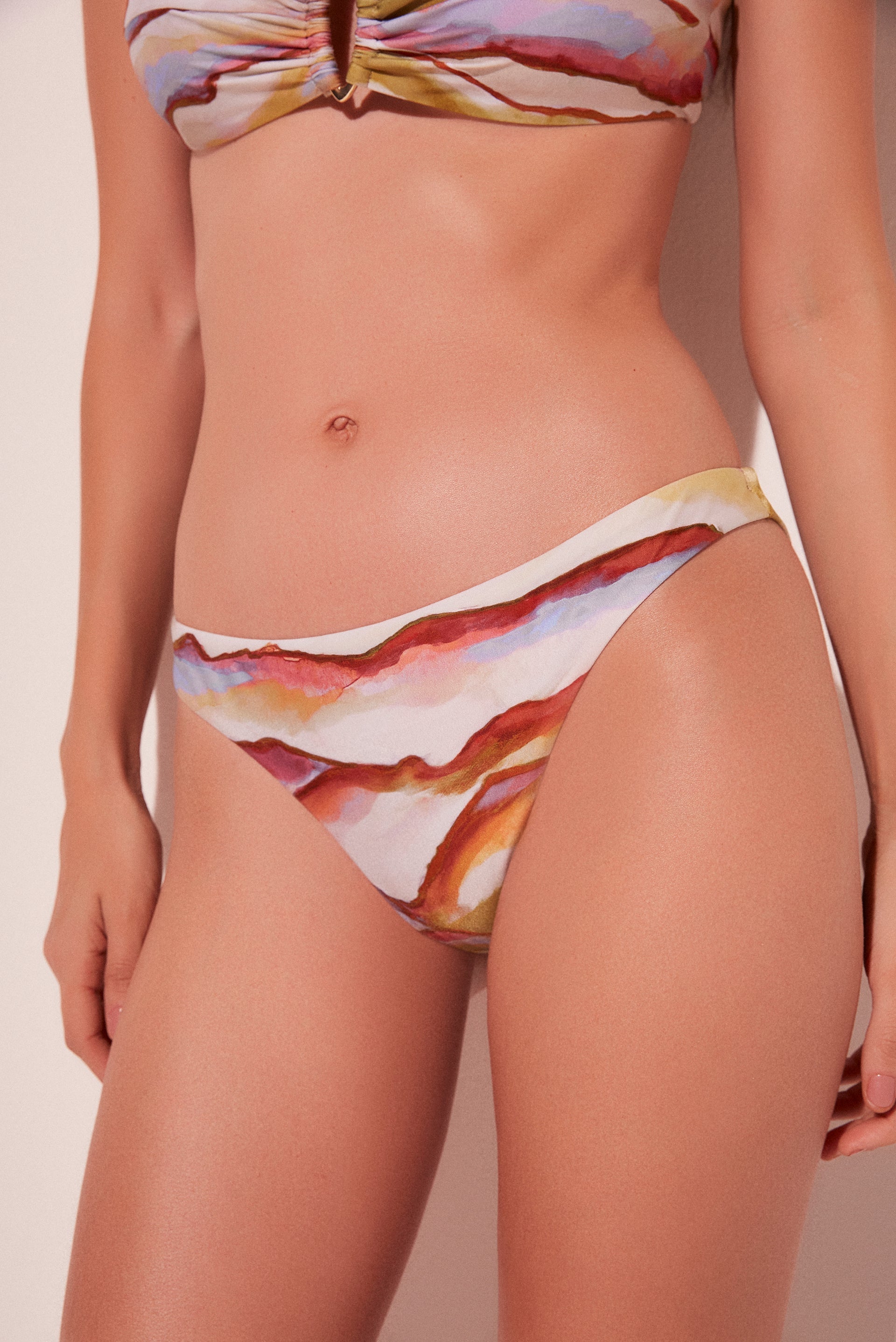 Agua De Coco Dunes Slim Side Bikini Bottom C1647B1985