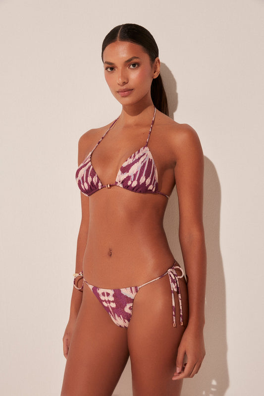 Agua De Coco Ikat Mini Tie Side Bikini Bottom C1657B1919