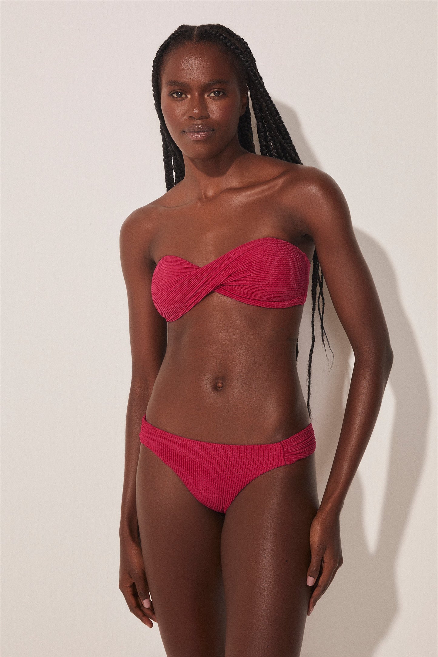 Agua De Coco Lychee Medium Side Bikini Bottom Lili C356B1653