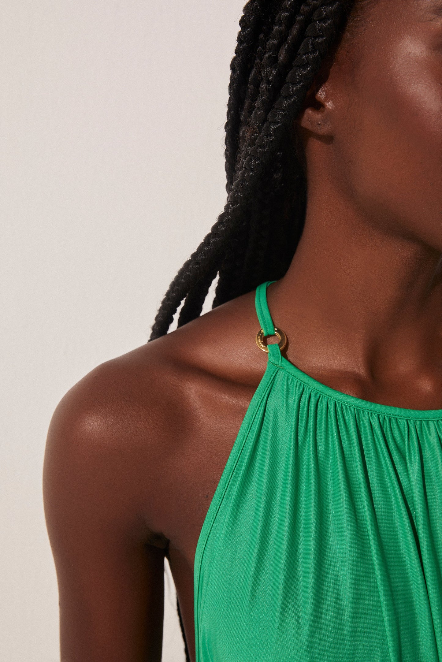 Agua De Coco Gradient Cactus Midi Dress With Ties E3276A1688