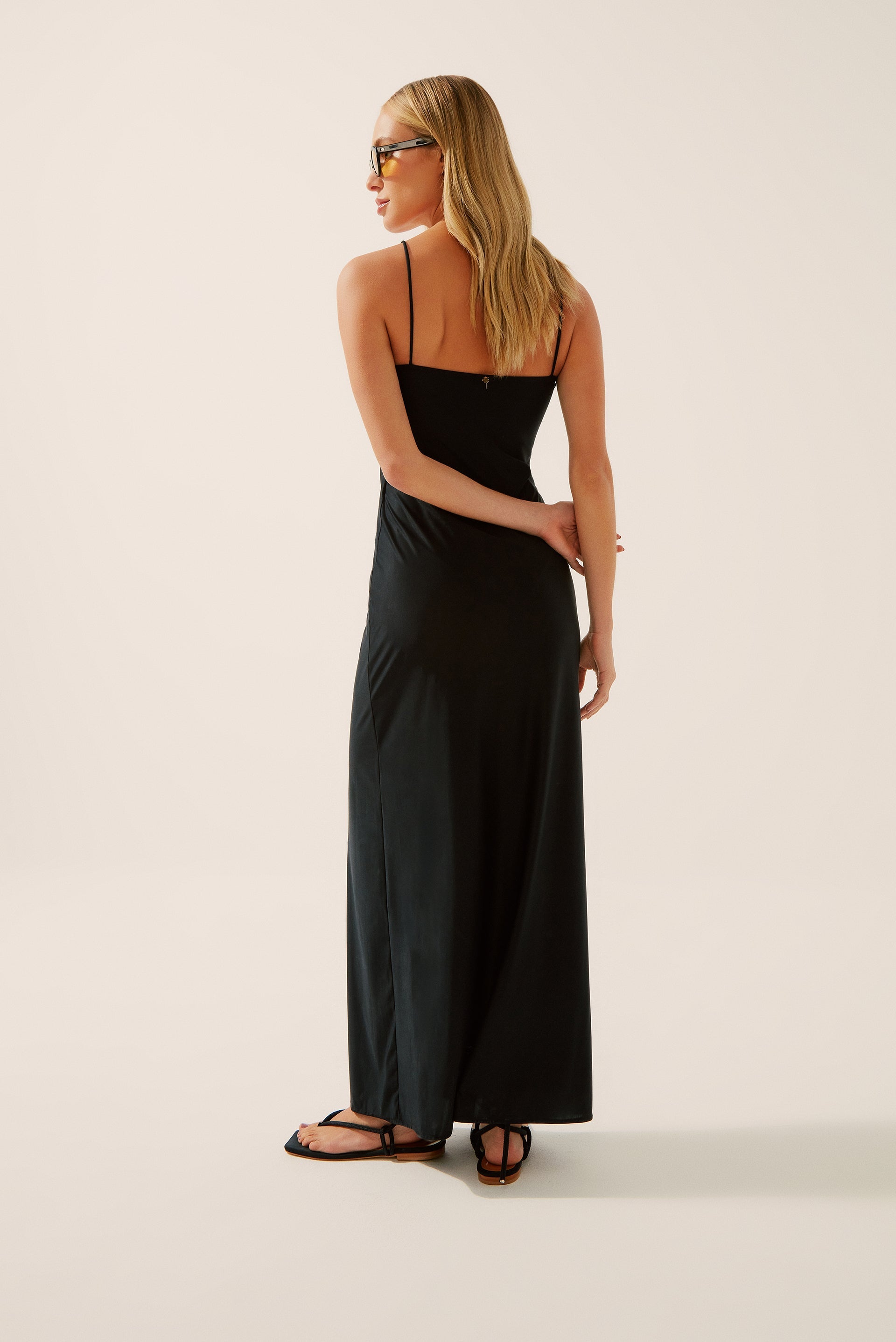 Agua De Coco Dahlia Long Dress With Ties E4155A1310