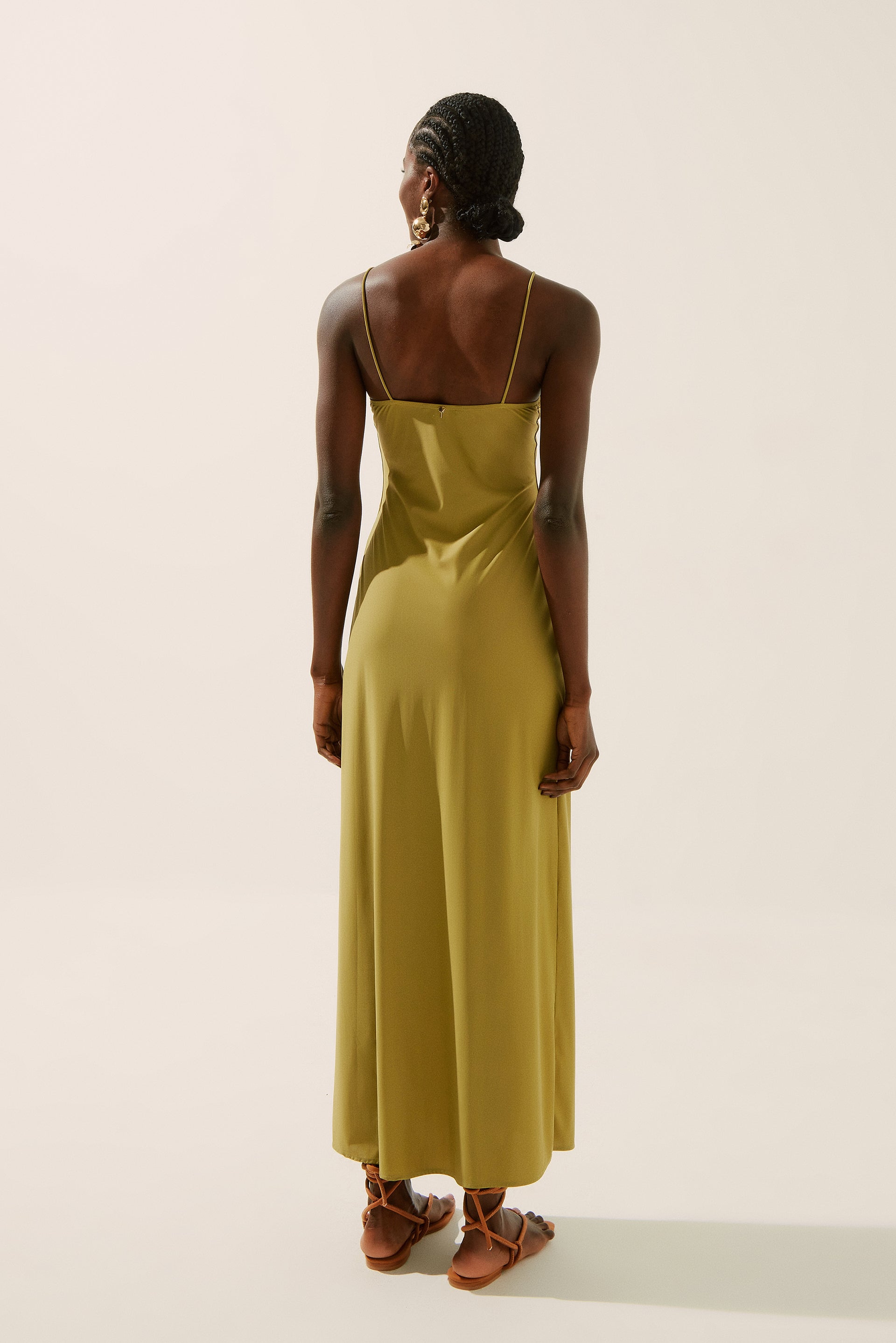 Agua De Coco Weave Long Dress With Ties E4155A1351