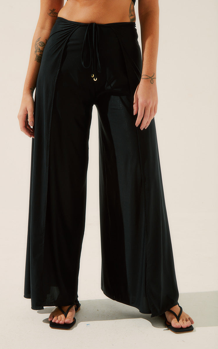 Agua De Coco Fleur De Lis Pareo Pallazo Pants E4164A1347