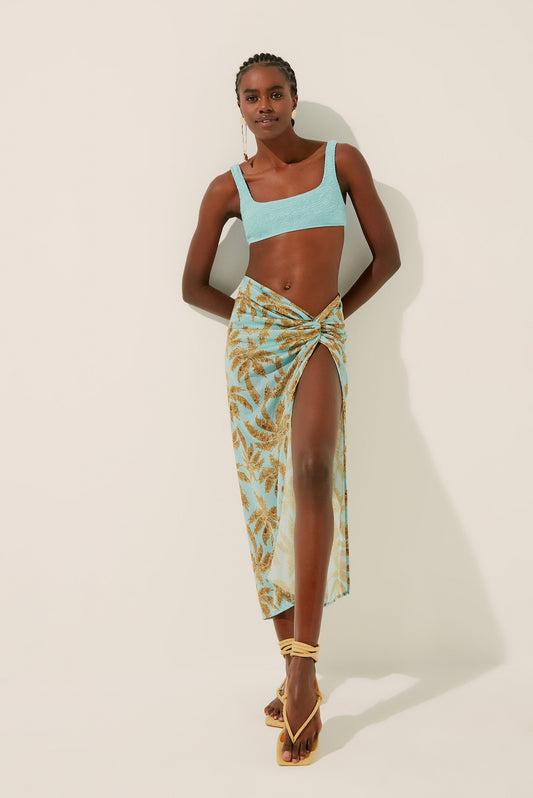 Agua De Coco Coconut Grove Knot Midi Skirt E4184A1404