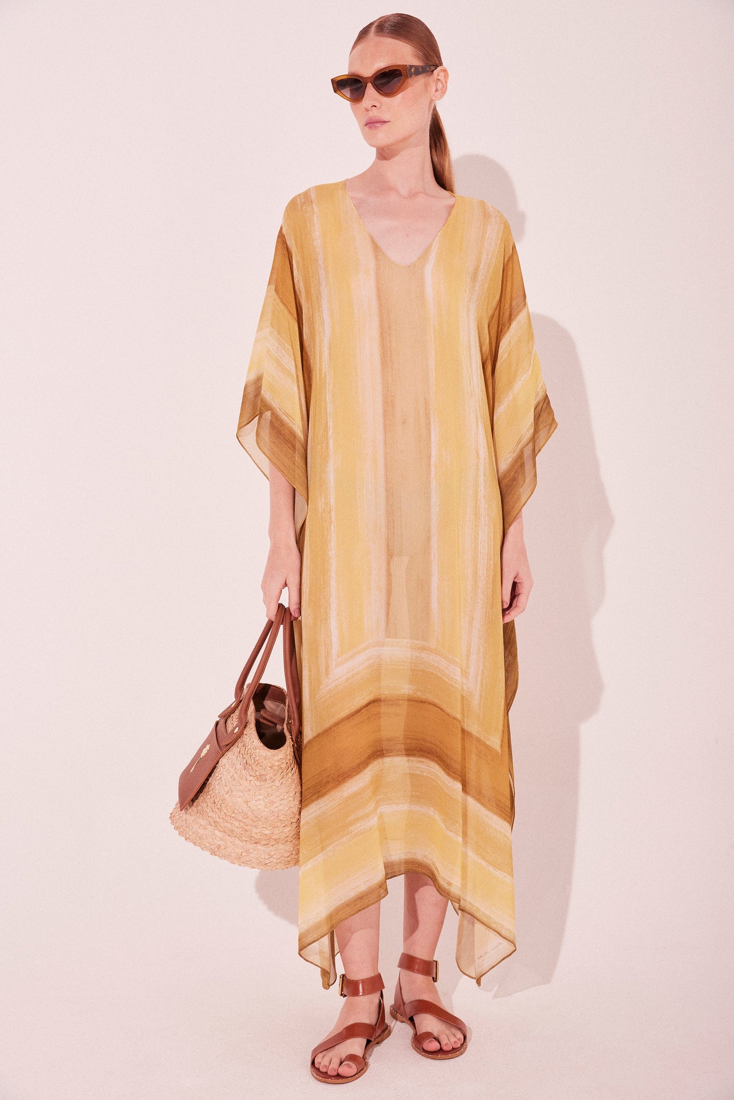 Agua De Coco Pineapple Midi Tunic E4488A2132
