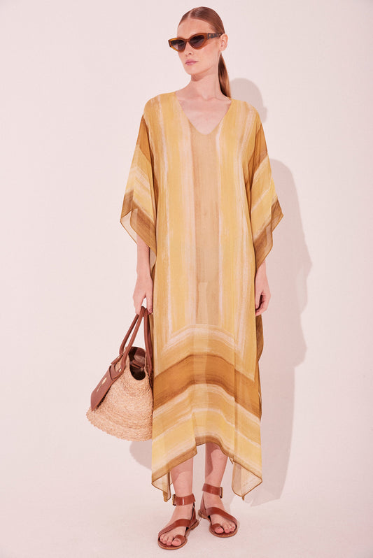 Agua De Coco Pineapple Midi Tunic E4488A2132