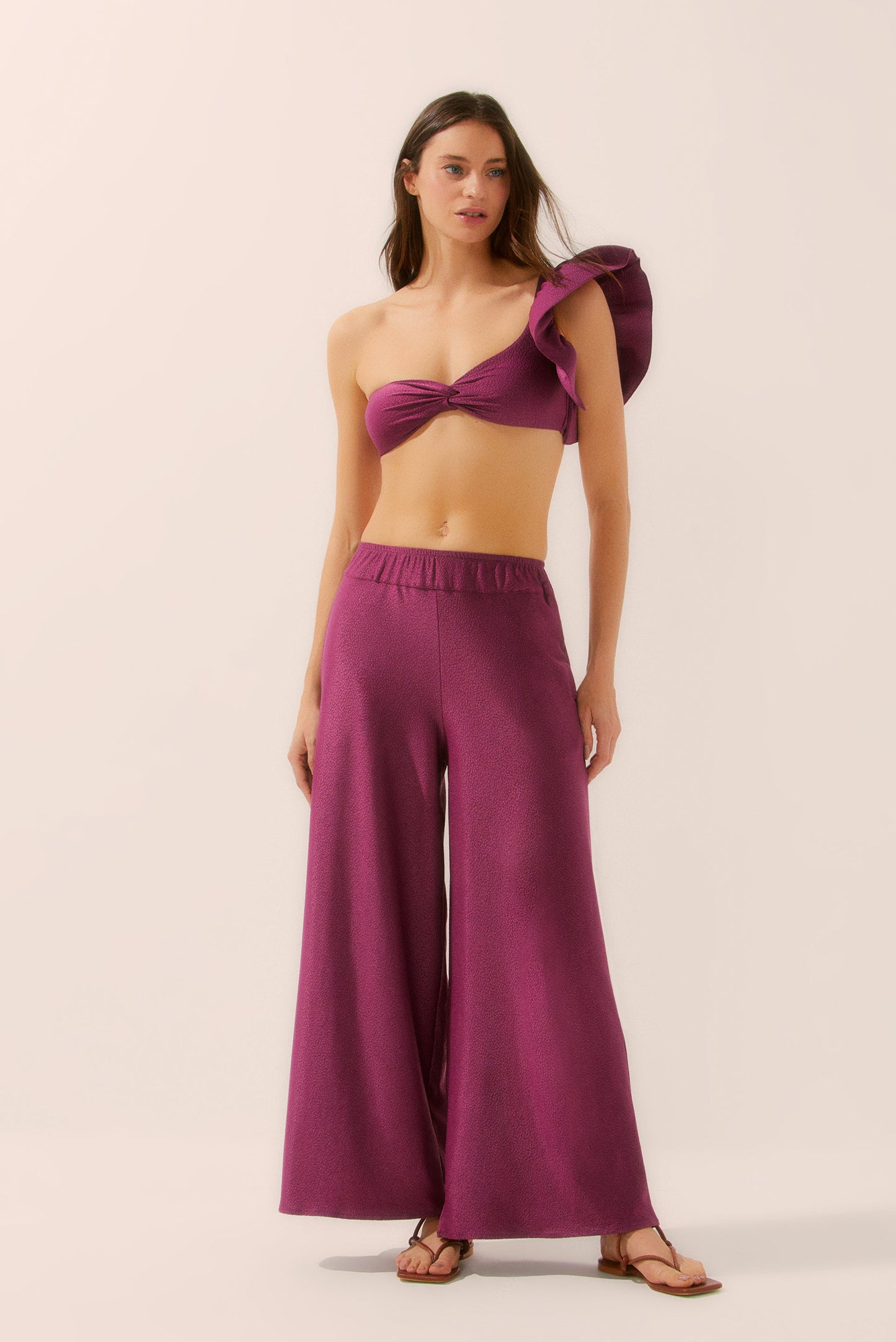 Agua De Coco Petals Palazzo Pants E4497A1560