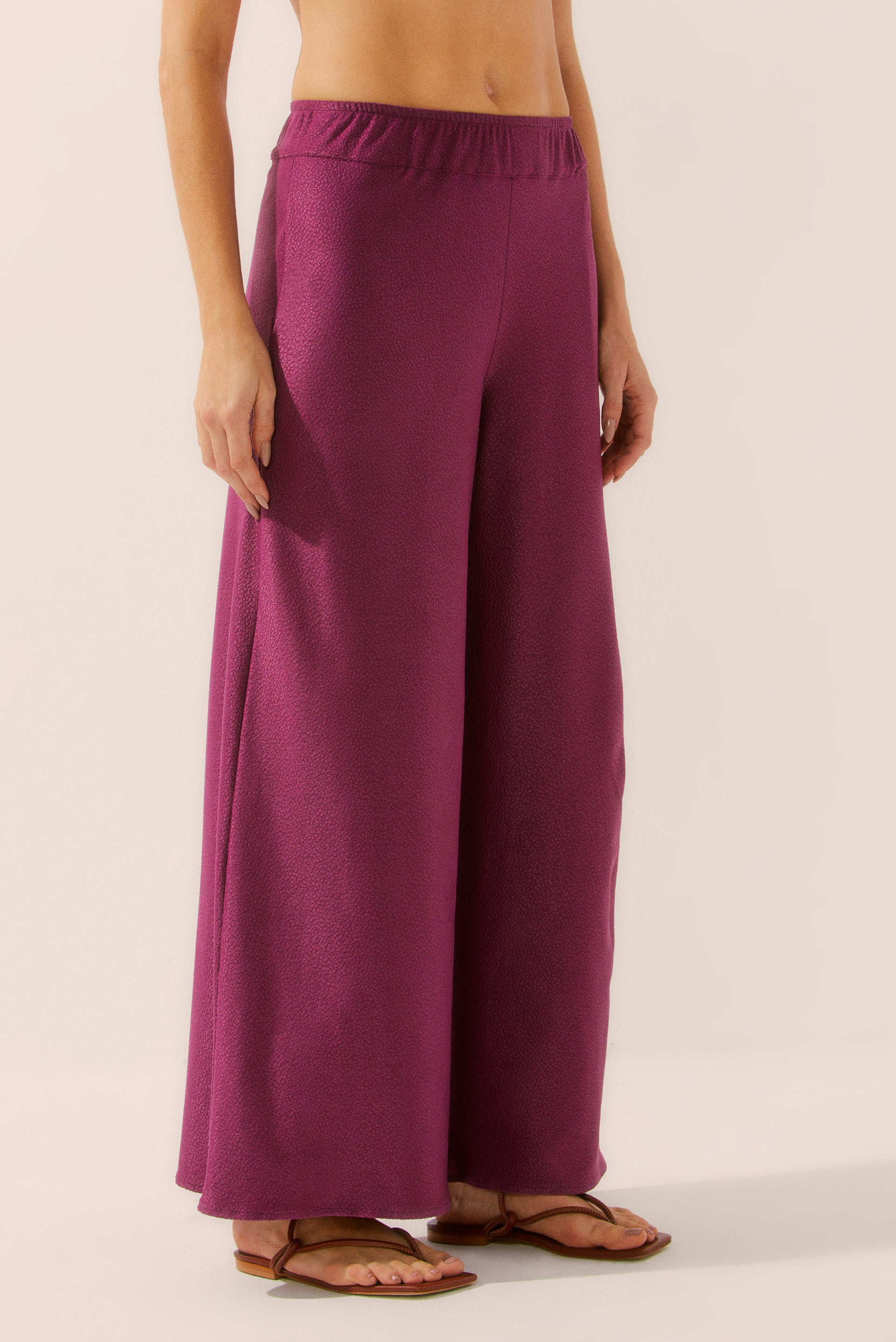 Agua De Coco Petals Palazzo Pants E4497A1560