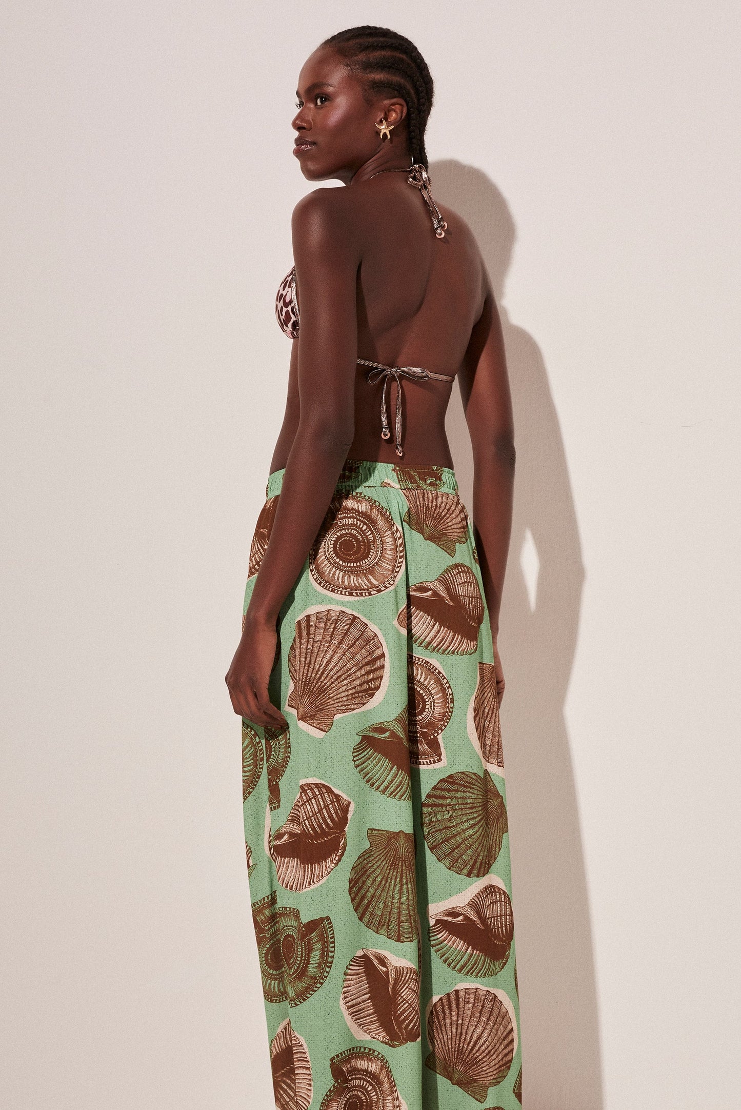 Agua De Coco Shells Palazzo Pants E4518A1768