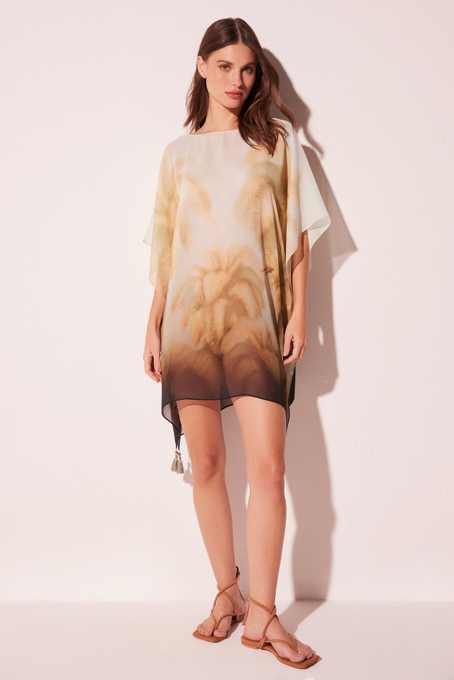 Agua De Coco Mirage Oversized Short Tunic E4601A2272