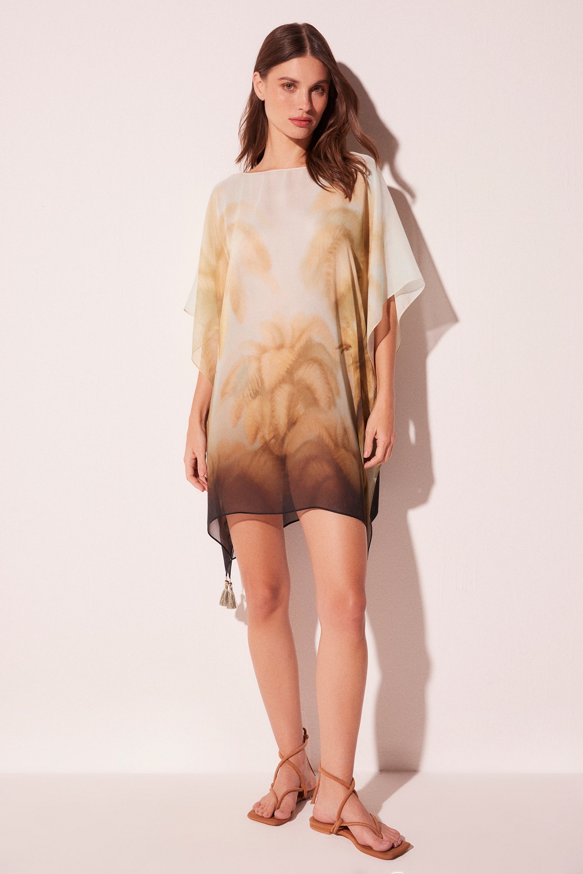 Agua De Coco Mirage Oversized Short Tunic E4601A2272