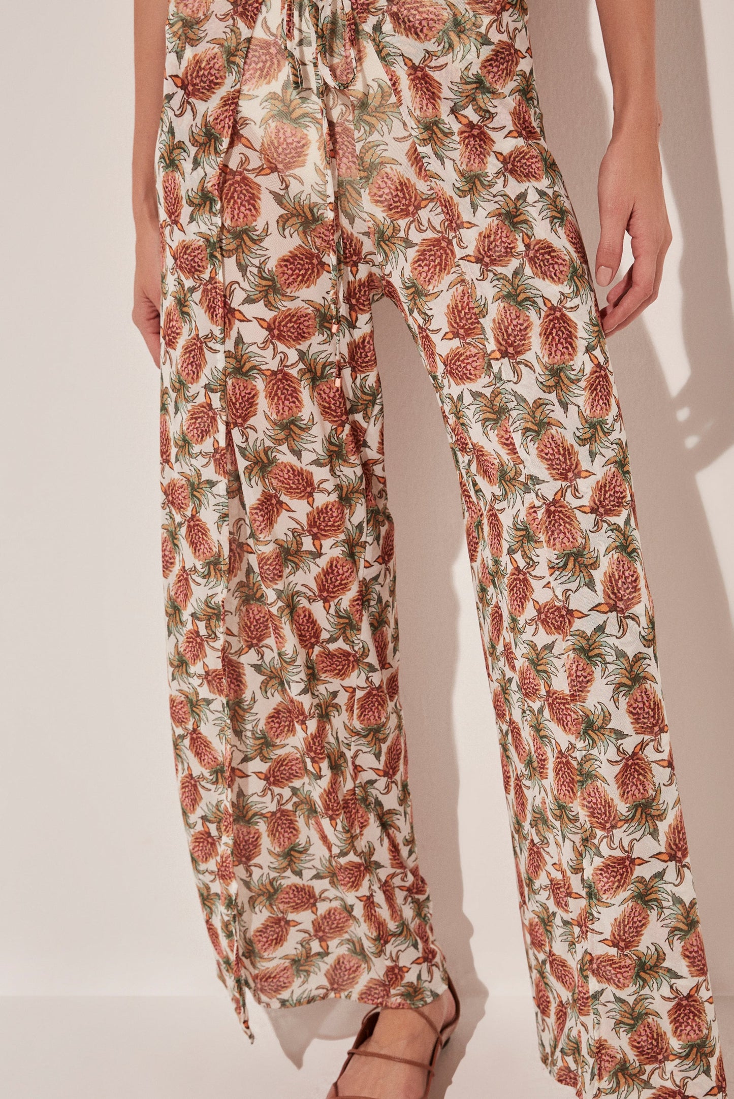 Agua De Coco Pineapple Pareo Palazzo Pants E4605A1584