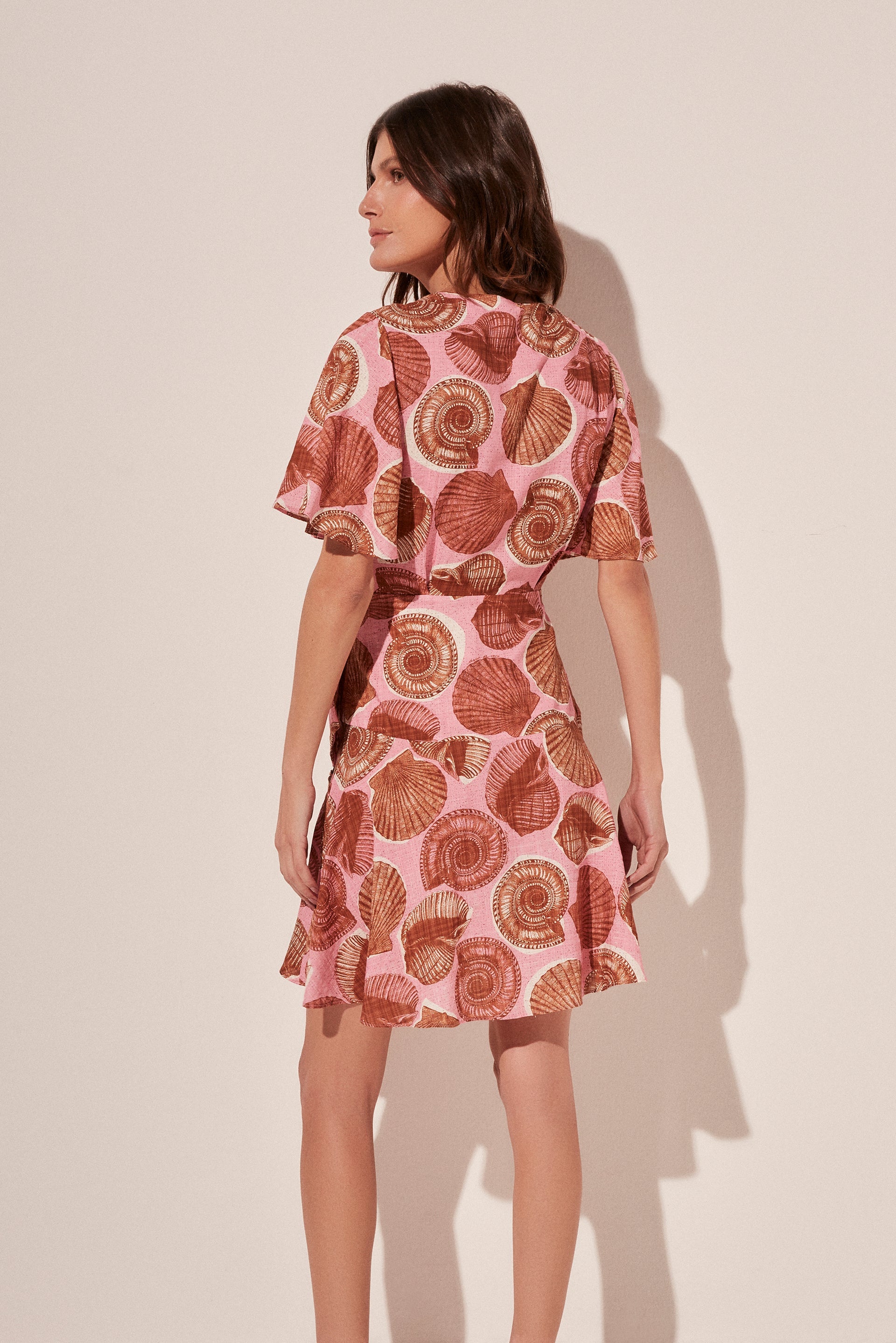 Agua De Coco Shells Short Envelope Dress E4650A1768