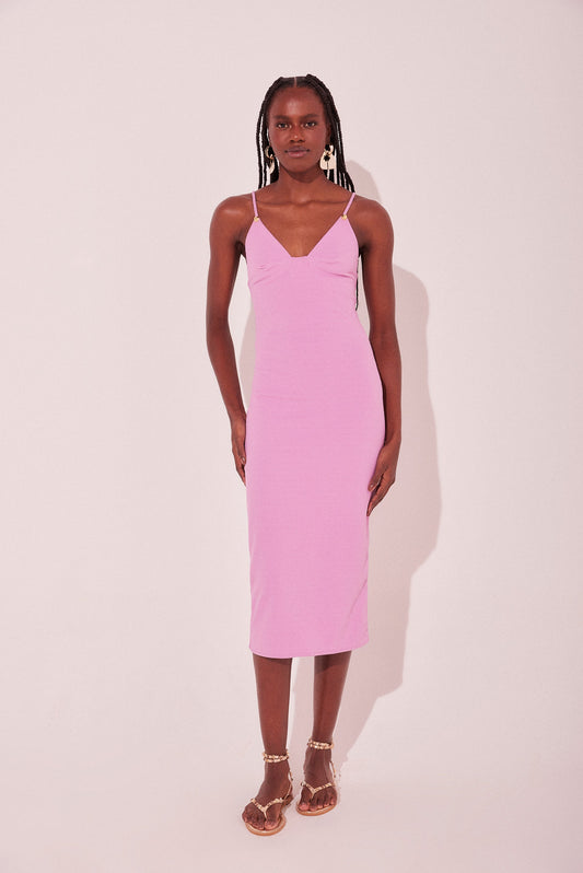 Agua De Coco Iris Detailed Midi Dress E4751A2150