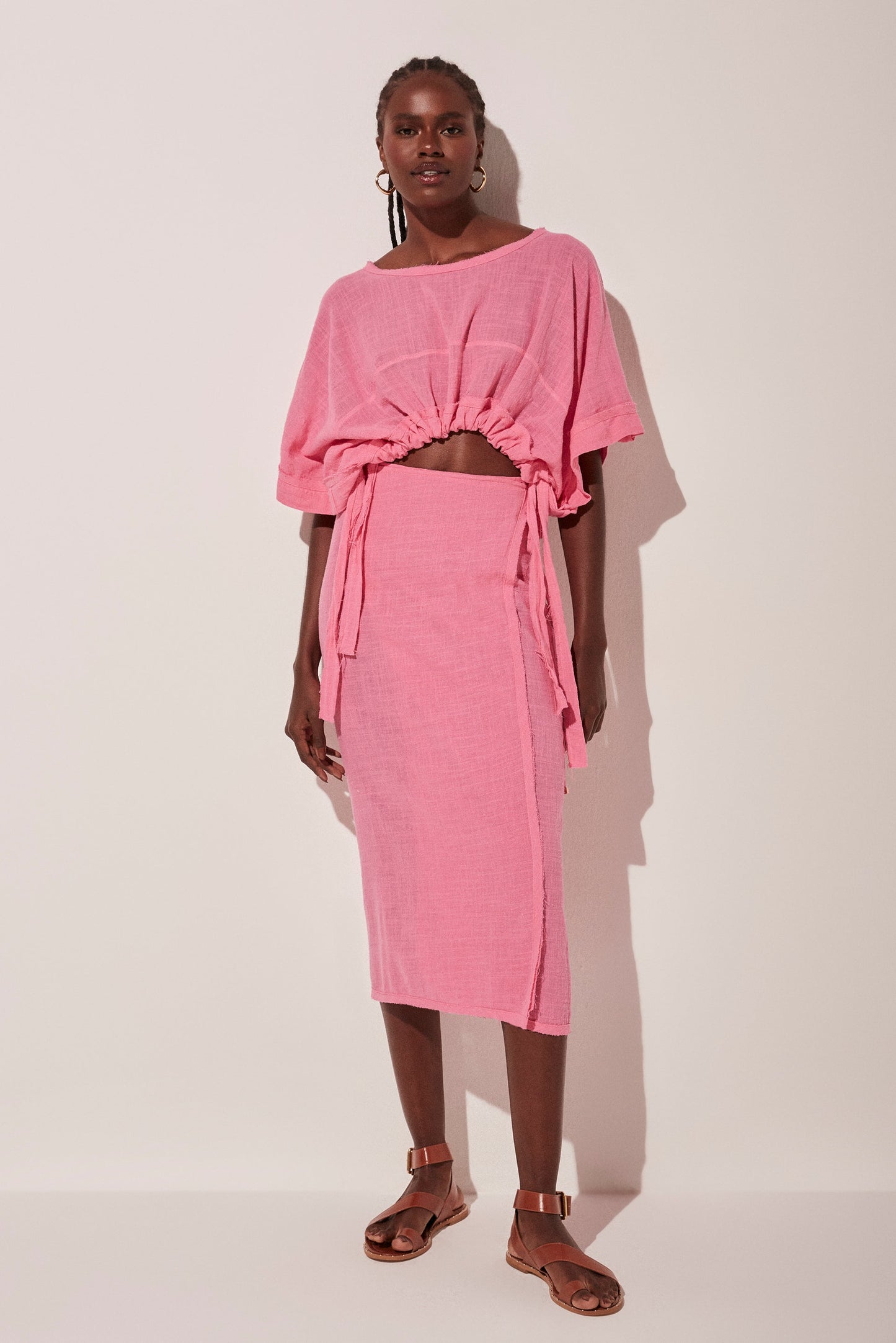 Agua De Coco Fresh Sun Pareo Midi Skirt E4772A1780