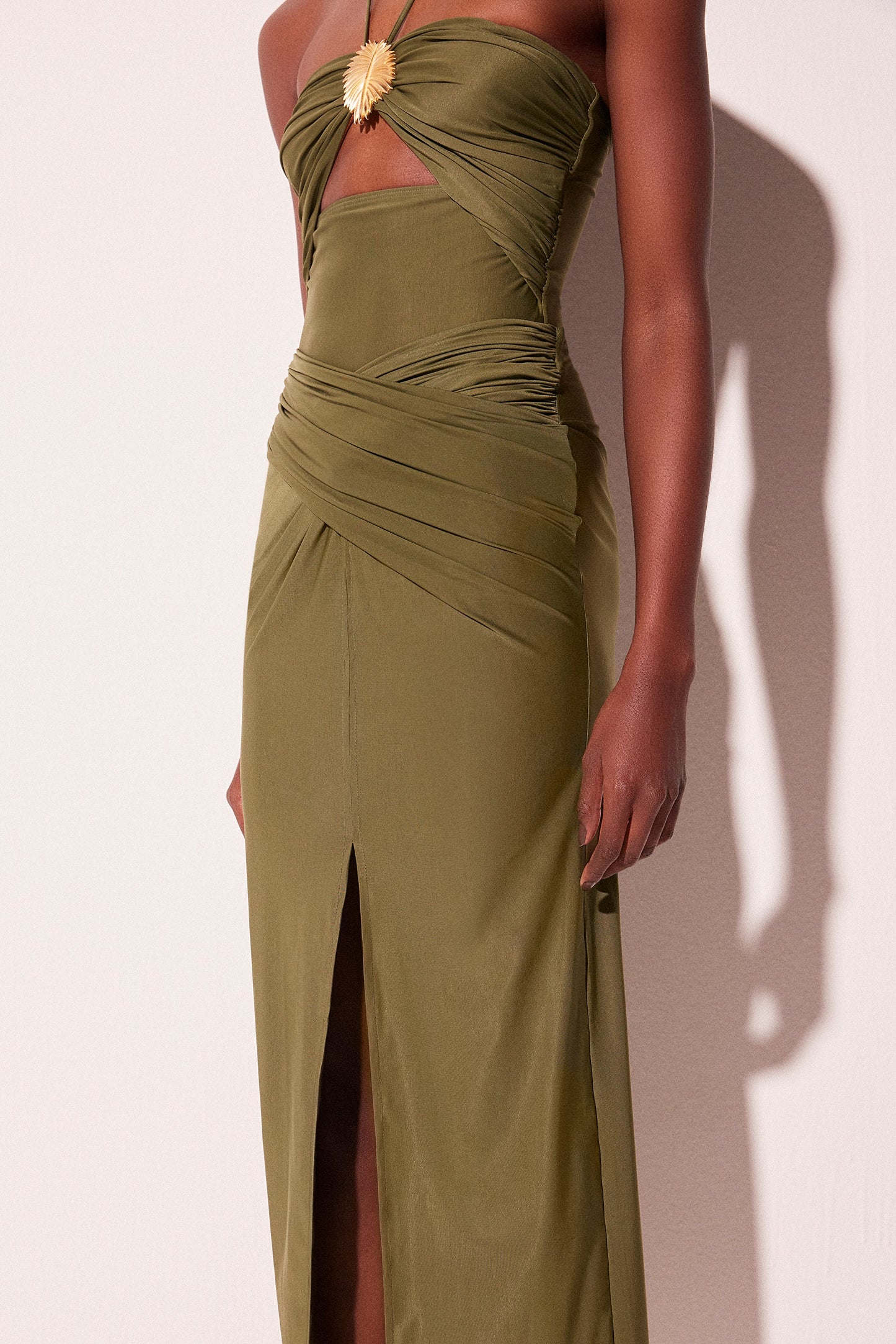 Agua De Coco Baoba Side Slit Long Skirt E5538A2258