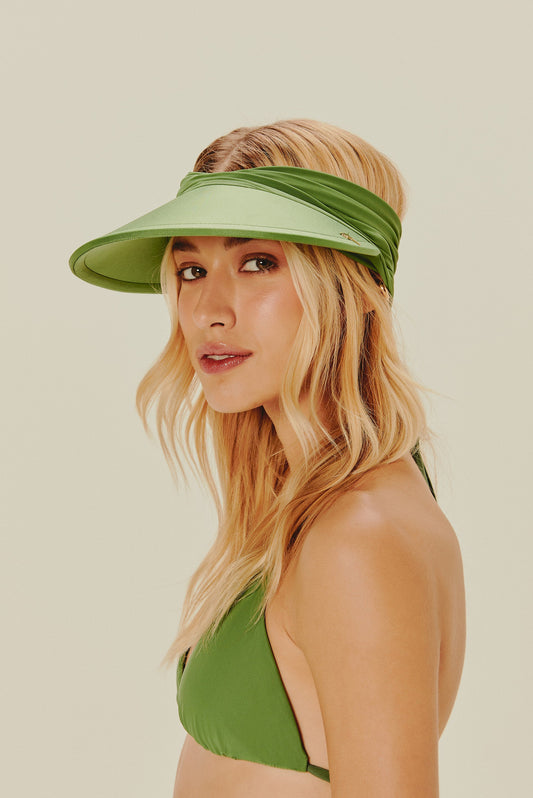 Agua De Coco Solid Classic Small Visor V40C1123