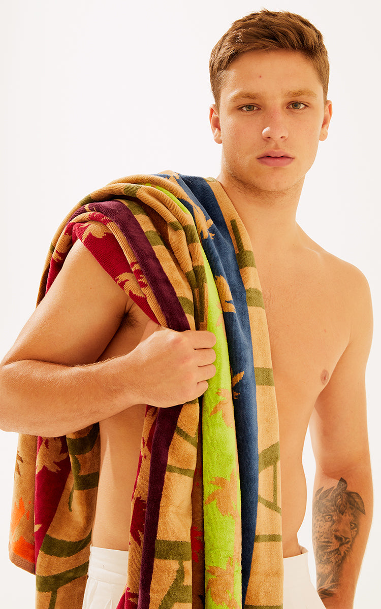 Agua De Coco Solid Classics Logomania Towel W237A00