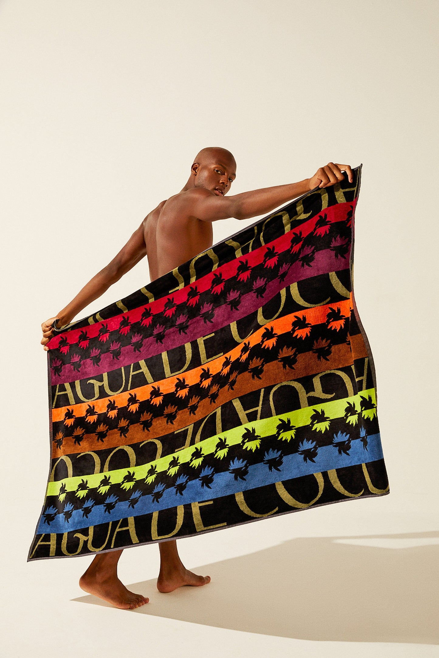 Agua De Coco Solid Classics Logomania Towel W237A00