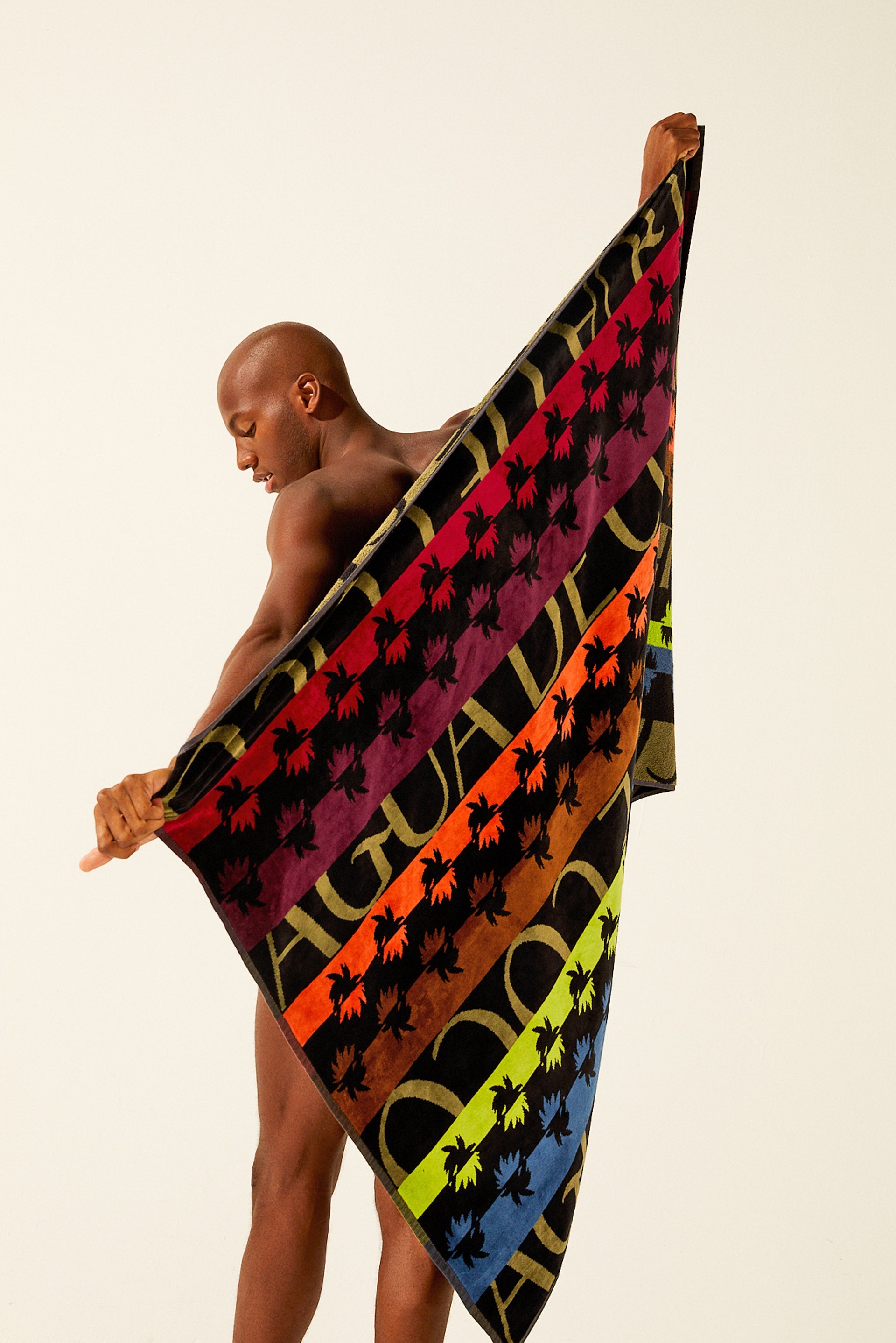 Agua De Coco Solid Classics Logomania Towel W237A00