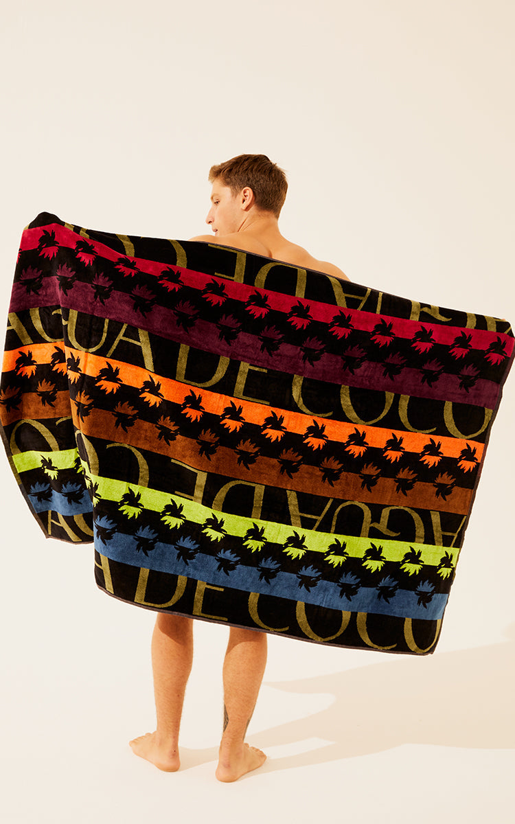 Agua De Coco Solid Classics Logomania Towel W237A00